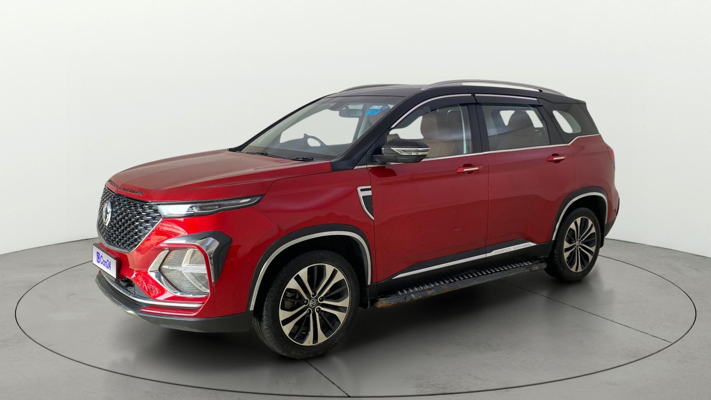 2022 MG HECTOR PLUS SHARP 1.5 PETROL TURBO HYBRID MT 6-STR, Petrol, Manual, 23,384 km, Left Front Diagonal