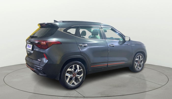 2021 KIA SELTOS X LINE 1.4 PETROL DCT, Petrol, Automatic, 65,509 km, Right Back Diagonal