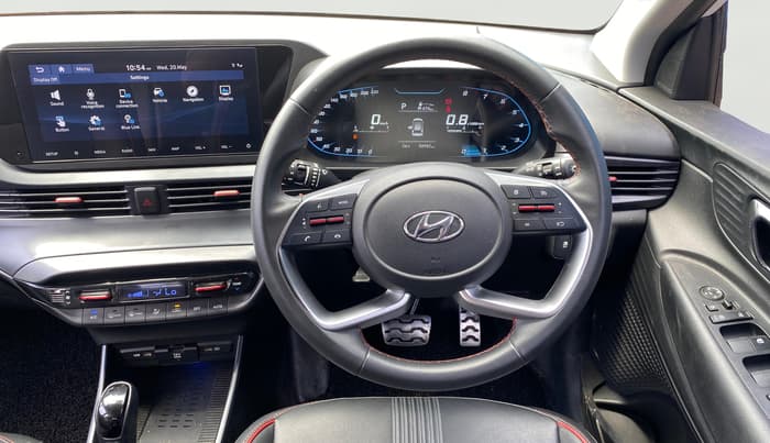 2021 Hyundai NEW I20 Asta (O) 1.0 Turbo DCT Dual Tone, Petrol, Automatic, 58,948 km, Steering Wheel Close Up