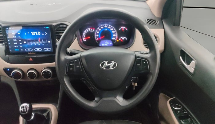 2015 Hyundai Grand i10 SPORTZ 1.2 KAPPA VTVT, Petrol, Manual, 83,156 km, Steering Wheel Close Up
