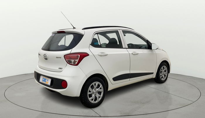 2017 Hyundai Grand i10 SPORTZ (O) 1.2 KAPPA VTVT, Petrol, Manual, 69,512 km, Right Back Diagonal