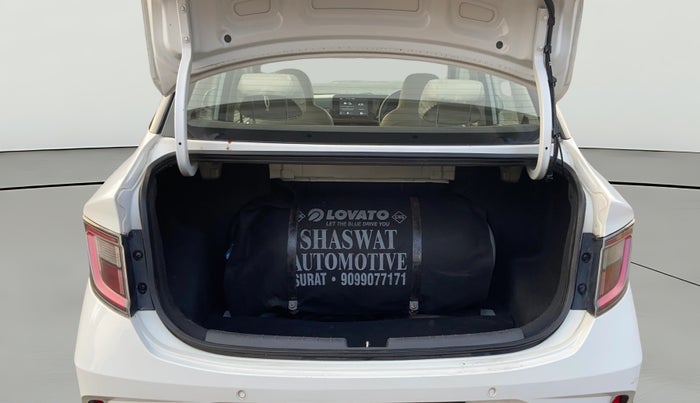 2020 Hyundai AURA SX 1.2, CNG, Manual, 55,457 km, Boot Open Zoomed View