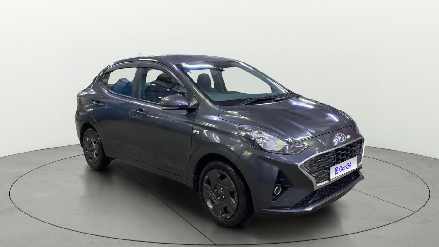 2022 Hyundai AURA S 1.2 AMT, Petrol, Automatic, 45,222 km, Right Front Diagonal