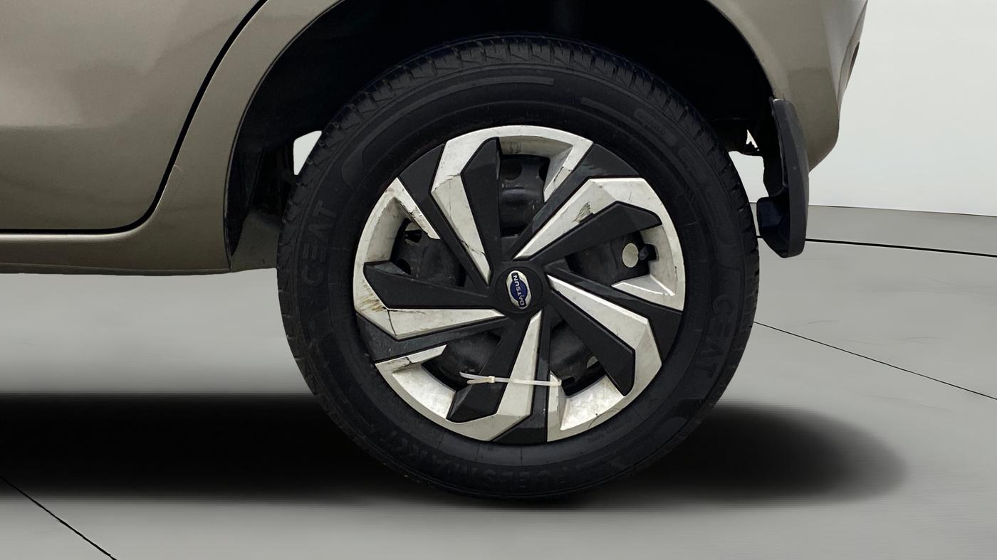 2020 Datsun Redi Go T(O) 1.0 AMT, Petrol, Automatic, 63,915 km, Left Rear Wheel