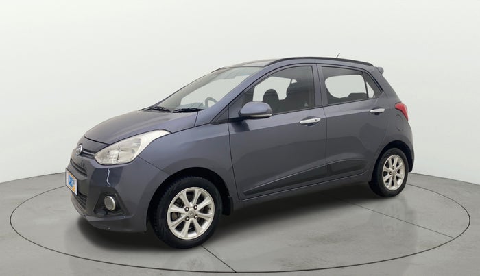 2014 Hyundai Grand i10 ASTA AT 1.2 KAPPA VTVT, Petrol, Automatic, 1,12,492 km, Left Front Diagonal