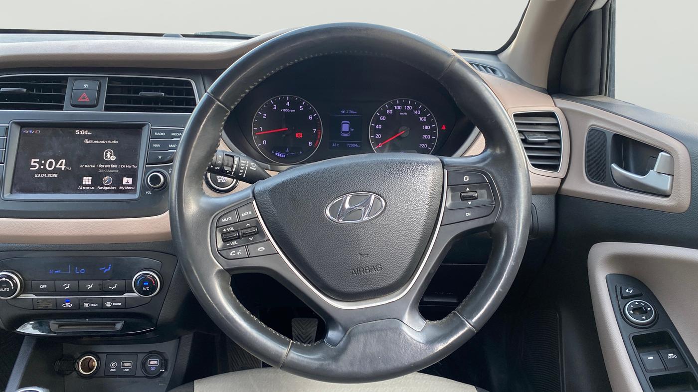 2019 Hyundai Elite i20 ASTA 1.2 (O), Petrol, Manual, 72,110 km, Steering Wheel Close Up
