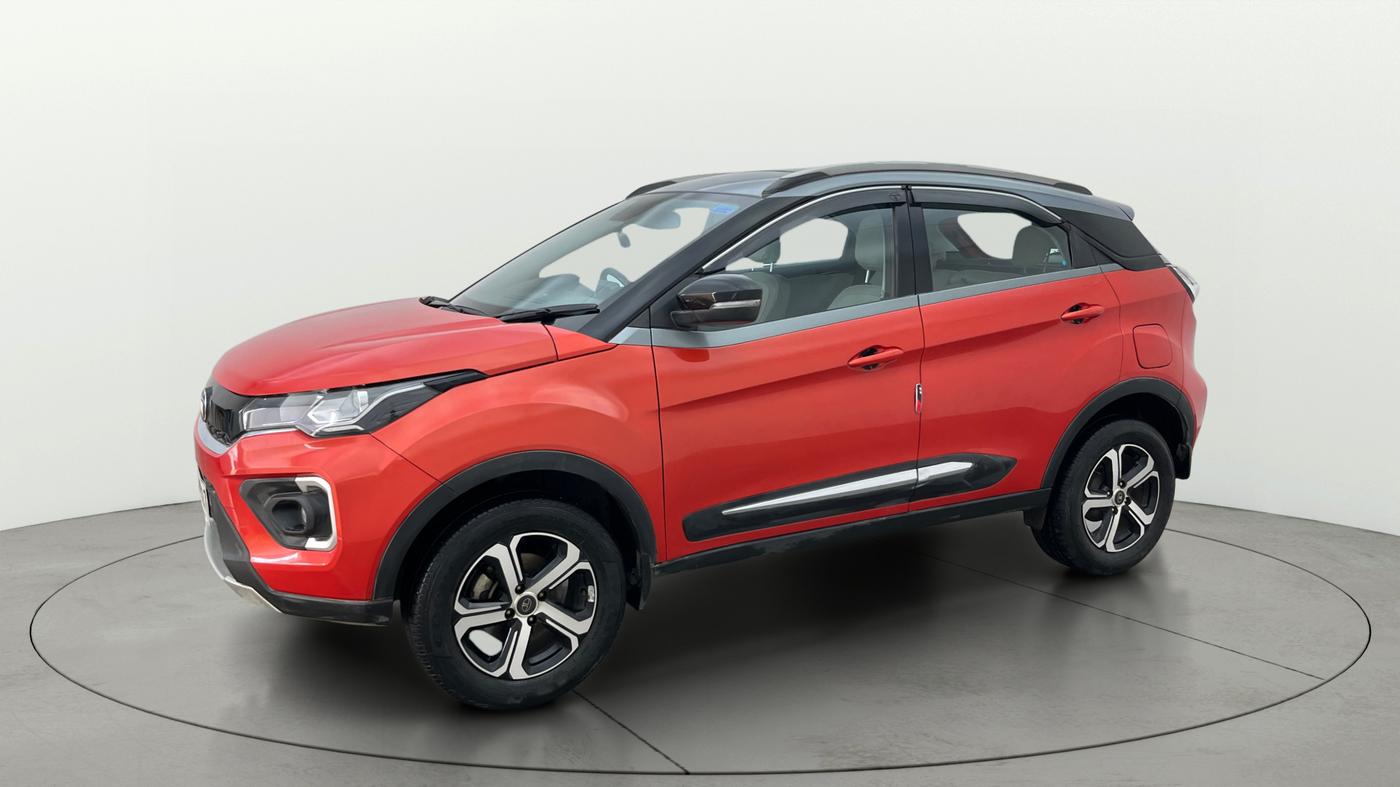 2022 Tata NEXON XZA PLUS (PREMIUM) PETROL, Petrol, Automatic, 42,535 km, Left Front Diagonal