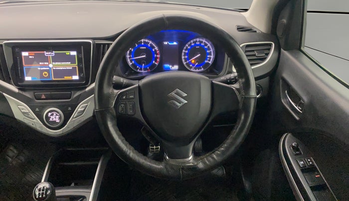 2016 Maruti Baleno ALPHA PETROL 1.2, Petrol, Manual, 52,974 km, Steering Wheel Close Up