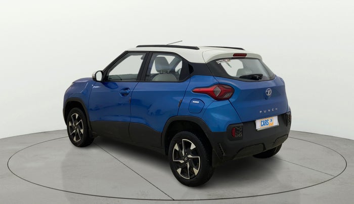 2022 Tata PUNCH CREATIVE AMT 1.2 RTN DUAL TONE, Petrol, Automatic, 37,122 km, Left Back Diagonal