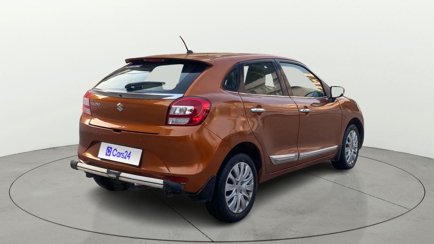 2017 Maruti Baleno ALPHA DIESEL 1.3, Diesel, Manual, 56,347 km, Right Back Diagonal