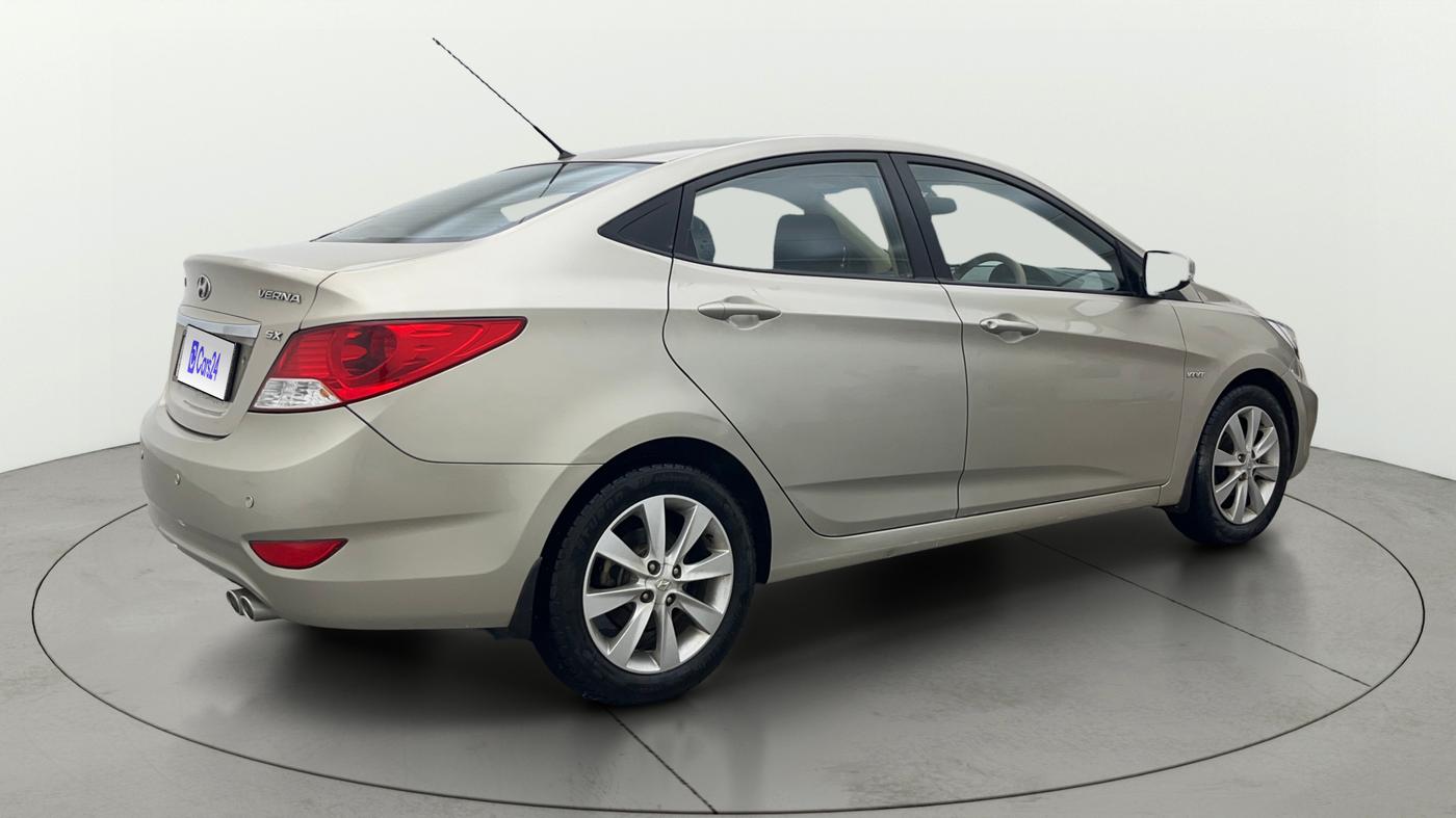 2012 Hyundai Verna FLUIDIC 1.6 VTVT SX, Petrol, Manual, 79,479 km, Right Back Diagonal