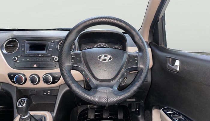 2015 Hyundai Grand i10 SPORTZ 1.2 KAPPA VTVT, Petrol, Manual, 36,792 km, Steering Wheel Close Up