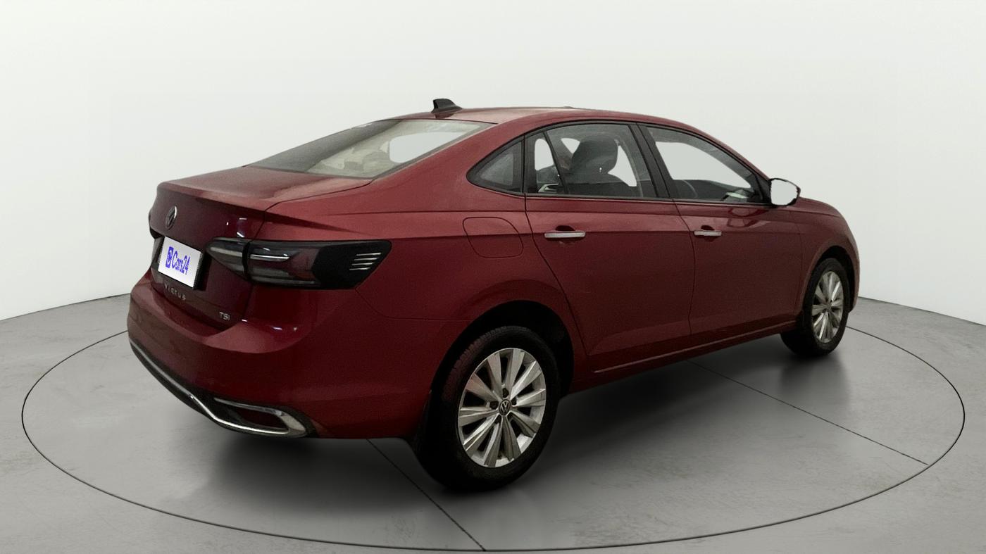2022 Volkswagen VIRTUS HIGHLINE TSI 1.0 AT, Petrol, Automatic, 66,880 km, Right Back Diagonal