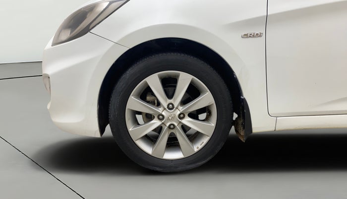 2013 Hyundai Verna FLUIDIC 1.6 CRDI SX, Diesel, Manual, 58,346 km, Left Front Wheel