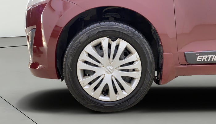 2013 Maruti Ertiga VXI CNG, CNG, Manual, 70,915 km, Left Front Wheel