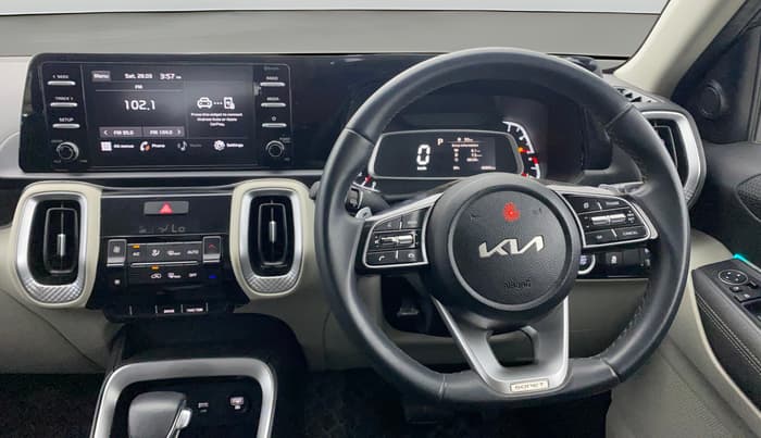 2022 KIA SONET HTX 1.0 DCT, Petrol, Automatic, 42,758 km, Steering Wheel Close Up