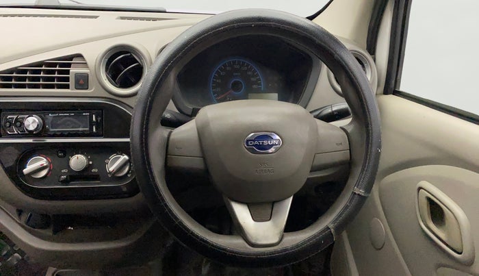 2016 Datsun Redi Go S, Petrol, Manual, 76,276 km, Steering Wheel Close Up