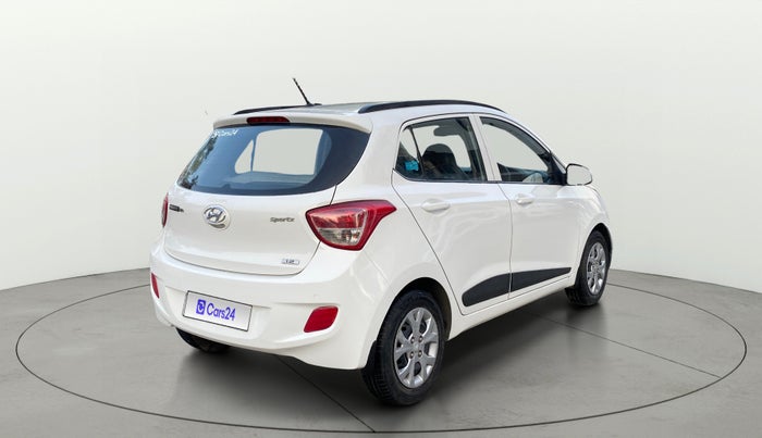 2015 Hyundai Grand i10 SPORTZ 1.2 KAPPA VTVT, Petrol, Manual, 63,232 km, Right Back Diagonal