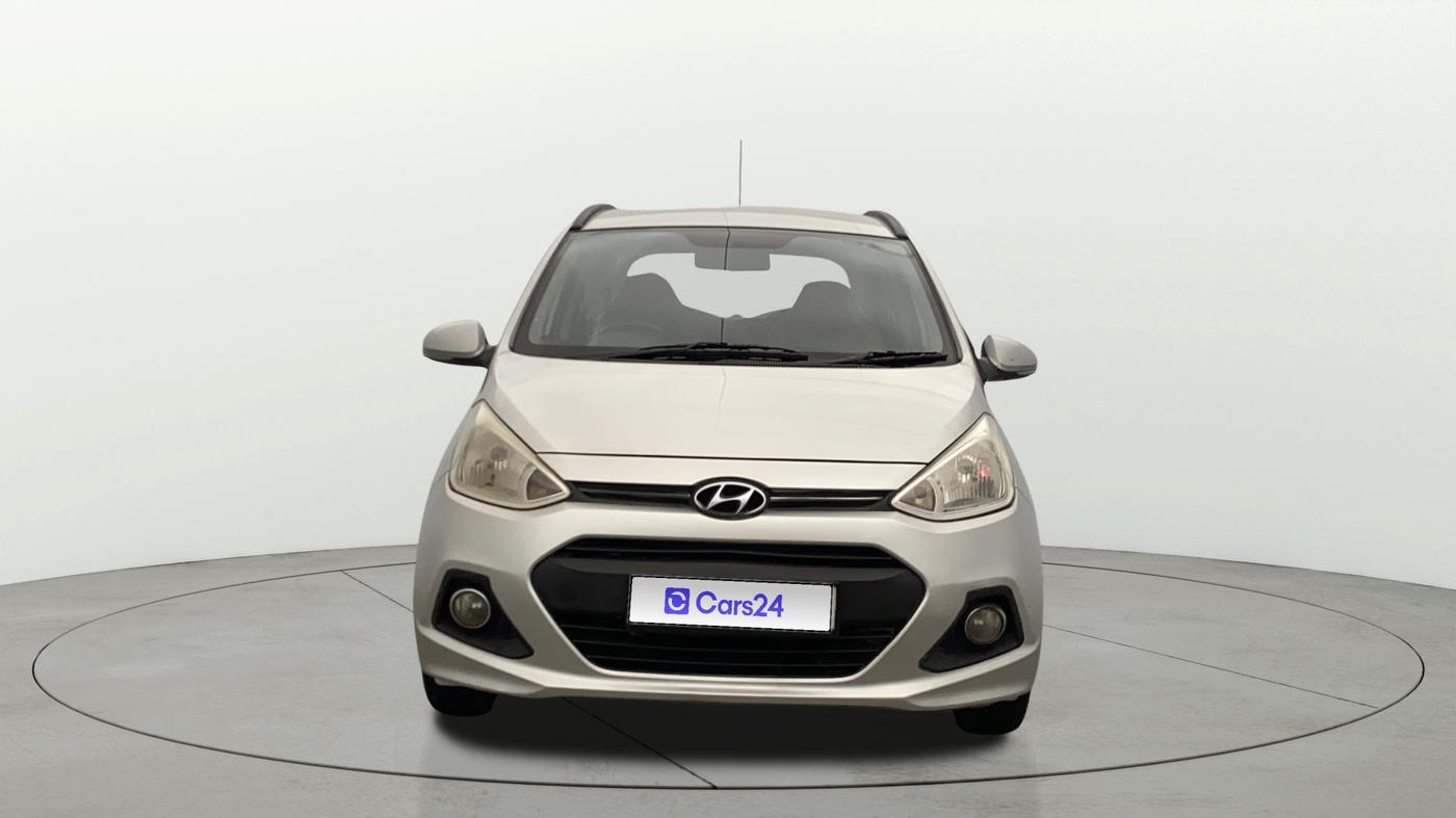 2015 Hyundai Grand i10 SPORTZ 1.2 KAPPA VTVT, CNG, Manual, 1,23,429 km, Front