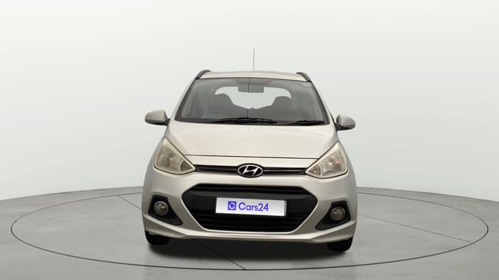 2015 Hyundai Grand i10 SPORTZ 1.2 KAPPA VTVT, CNG, Manual, 1,23,429 km, Front