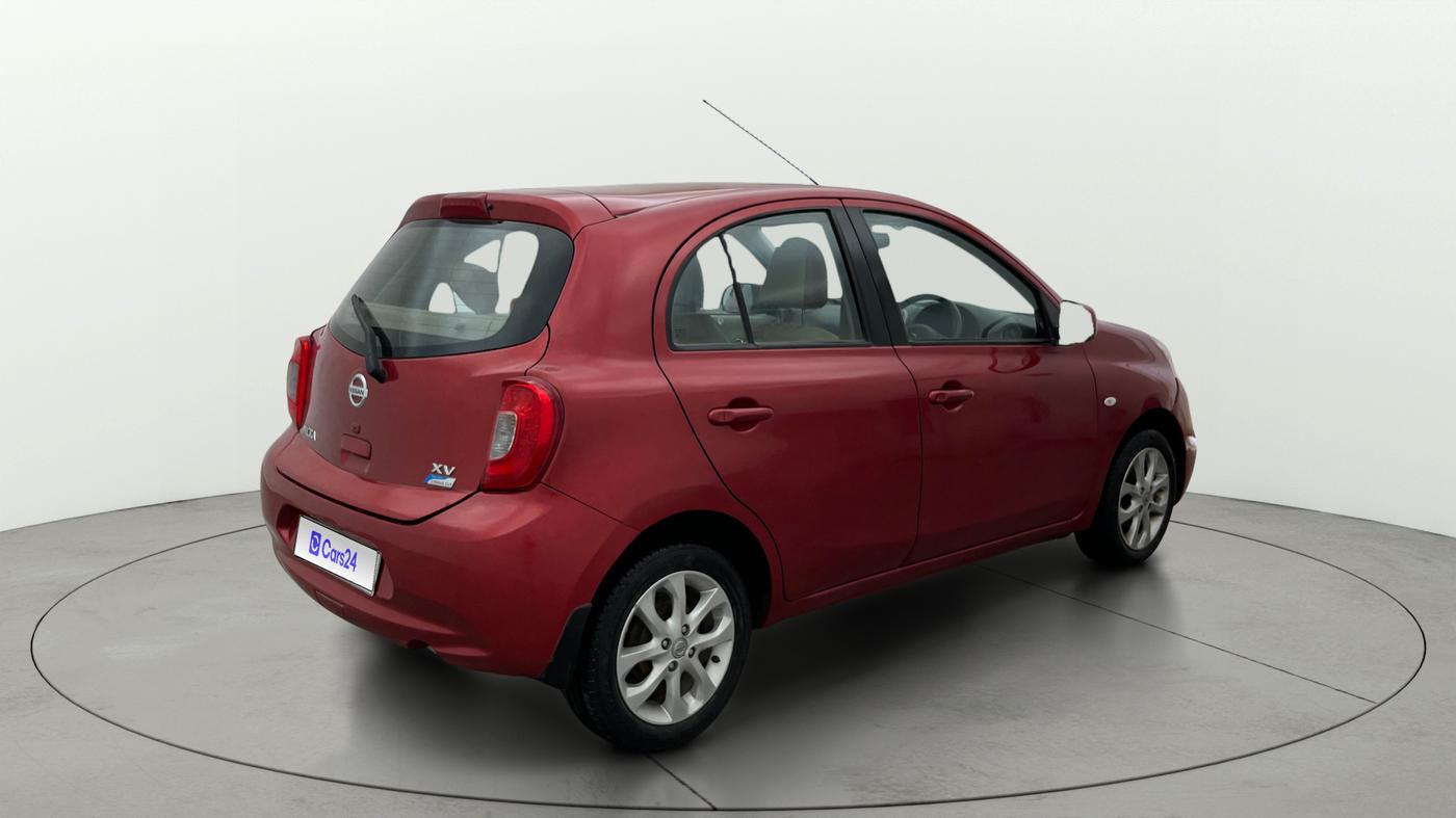 2013 Nissan Micra XV CVT, Petrol, Automatic, 68,014 km, Right Back Diagonal