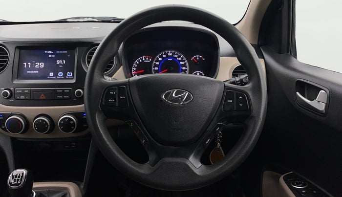 2018 Hyundai Grand i10 SPORTZ 1.2 KAPPA VTVT, Petrol, Manual, 81,960 km, Steering Wheel Close Up