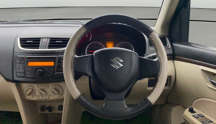 2013 Maruti Swift Dzire VXI, Petrol, Manual, 30,674 km, Steering Wheel Close Up