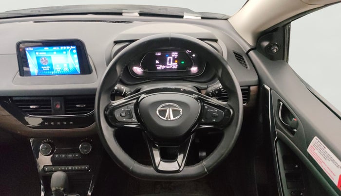2022 Tata NEXON XZA PLUS (PREMIUM) KAZIRANGA PETROL, Petrol, Automatic, 52,830 km, Steering Wheel Close Up