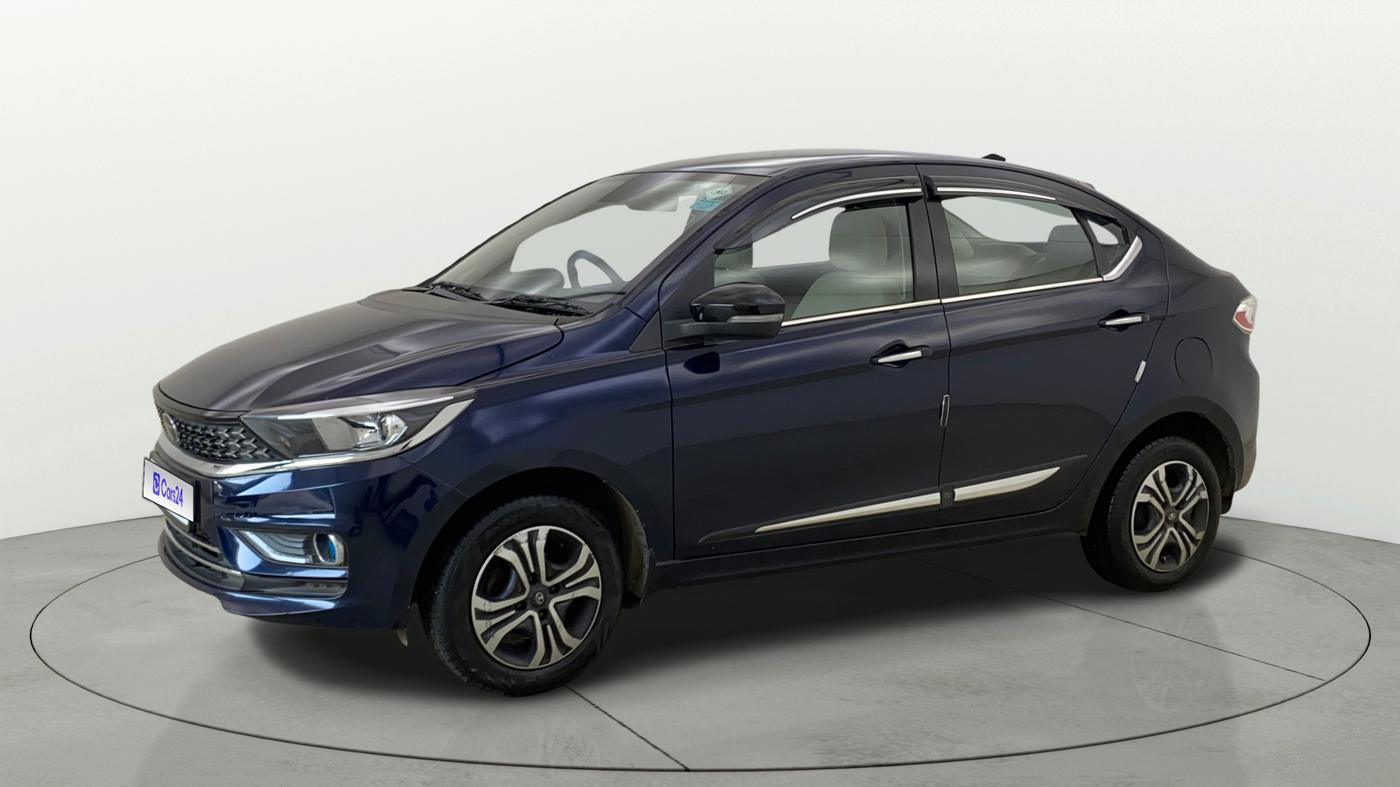 2024 Tata TIGOR XZA Plus iCNG , CNG, Automatic, 34,848 km, Left Front Diagonal