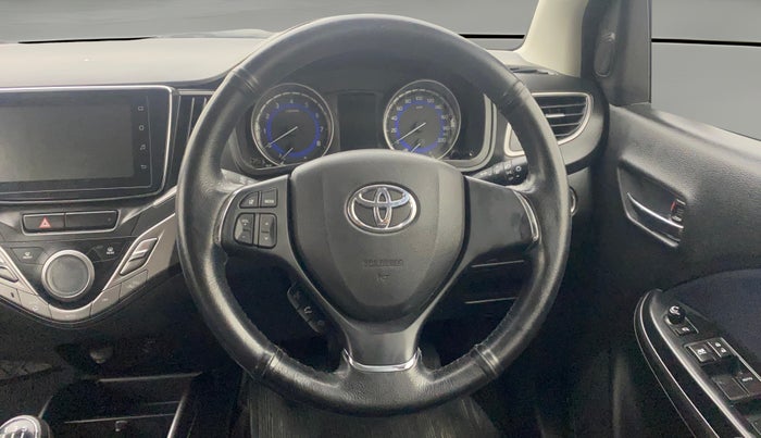 2019 Toyota Glanza G ISG, Petrol, Manual, 36,117 km, Steering Wheel Close Up