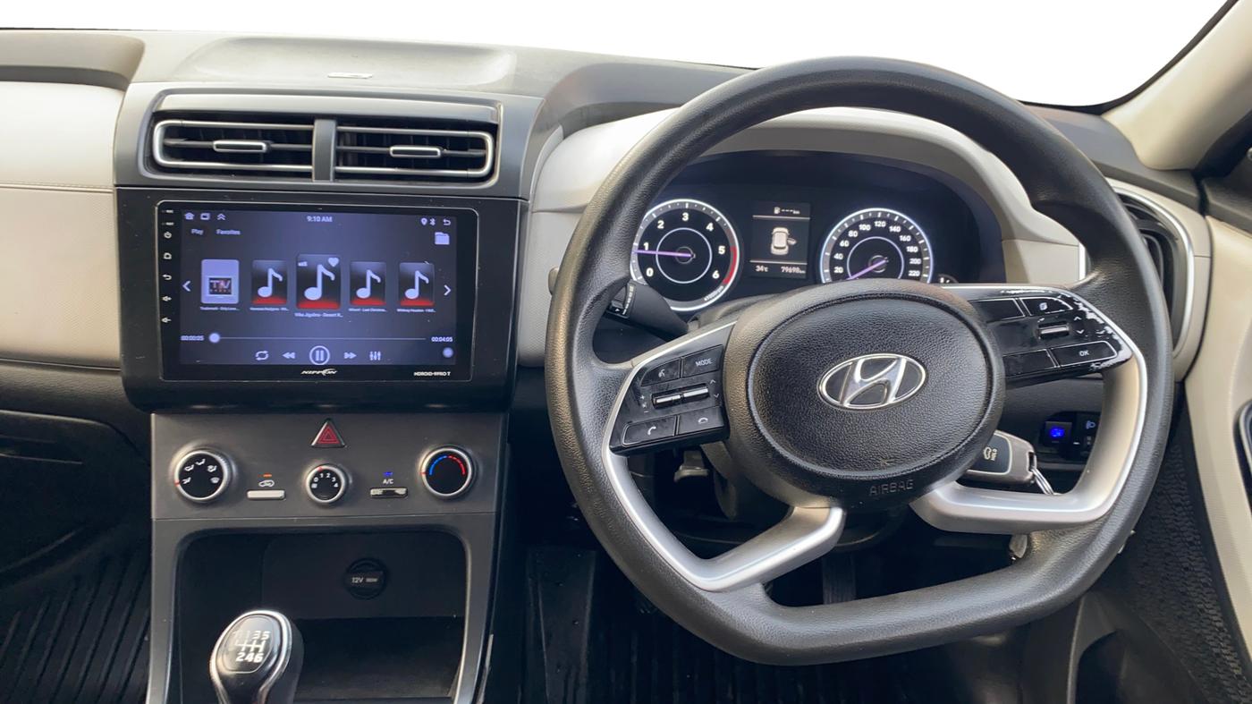 2022 Hyundai Creta E 1.5 DIESEL, Diesel, Manual, 79,690 km, Steering Wheel Close Up