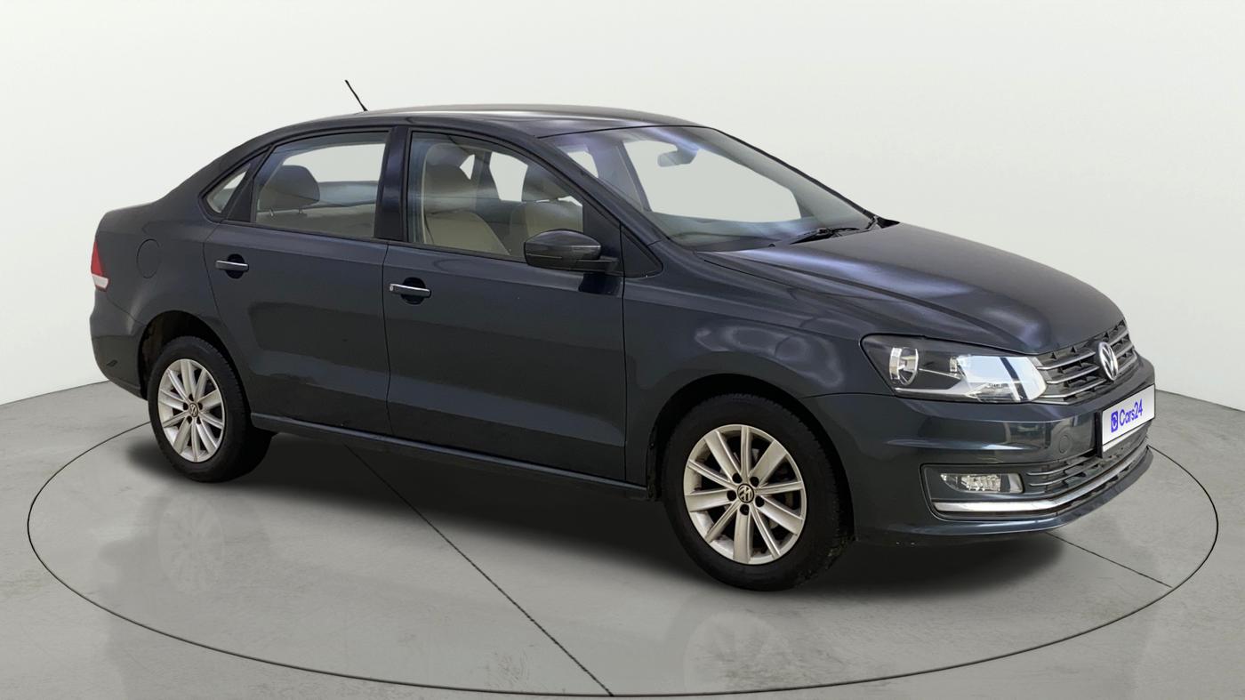 2017 Volkswagen Vento 1.2 TSI HIGHLINE PLUS AT, Petrol, Automatic, 57,573 km, Right Front Diagonal