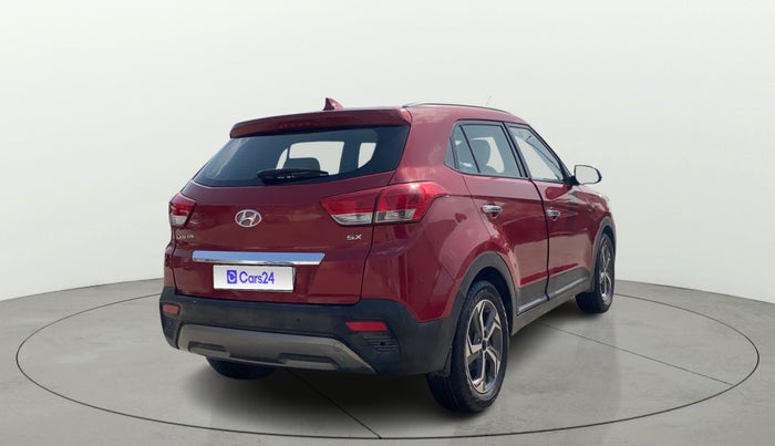 2018 Hyundai Creta SX 1.6 PETROL, Petrol, Manual, 1,23,472 km, Right Back Diagonal
