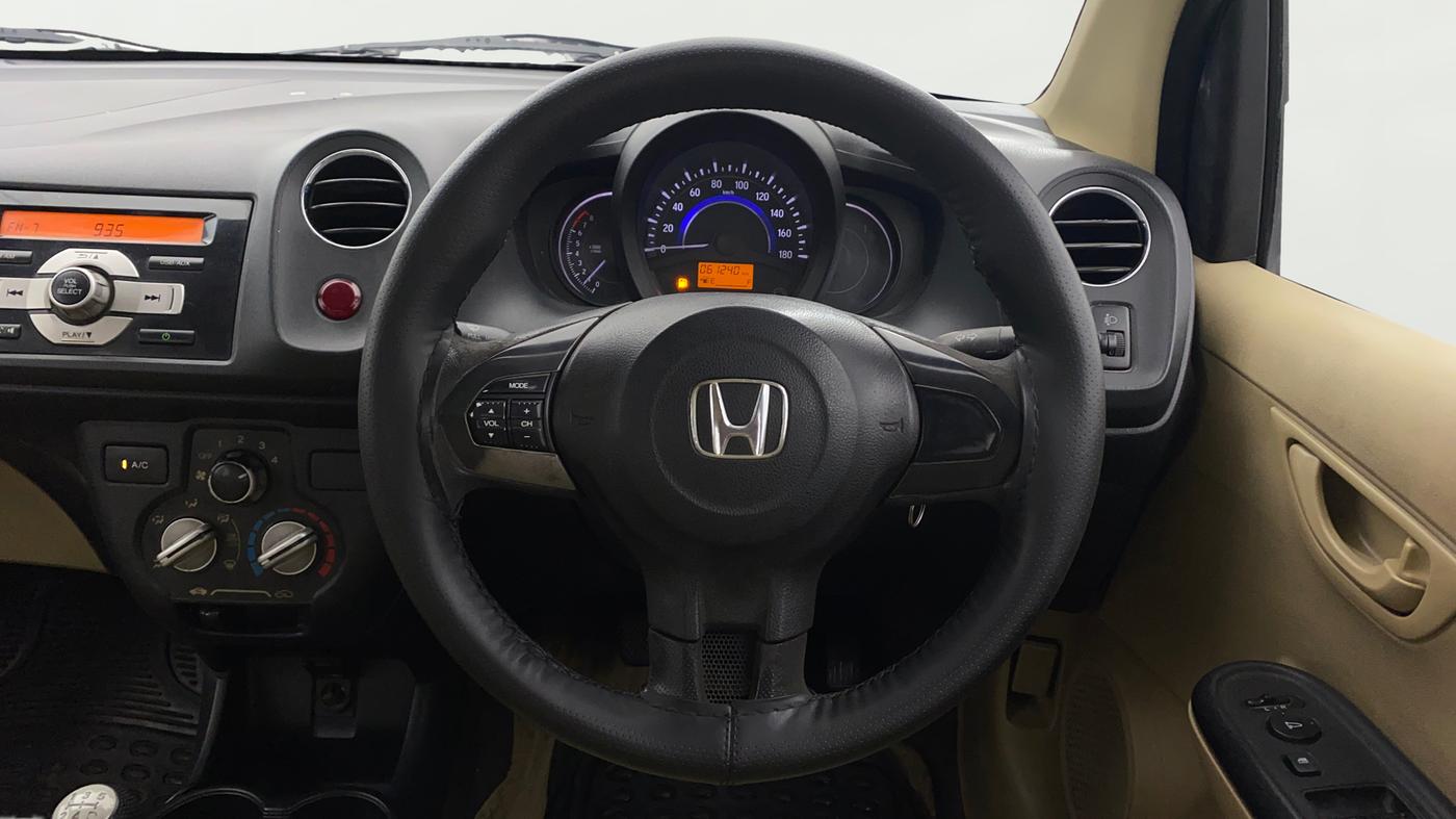 2015 Honda Amaze 1.2L I-VTEC S, Petrol, Manual, 61,386 km, Steering Wheel Close Up