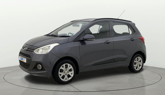 2015 Hyundai Grand i10 SPORTZ 1.2 KAPPA VTVT, Petrol, Manual, 33,844 km, Left Front Diagonal