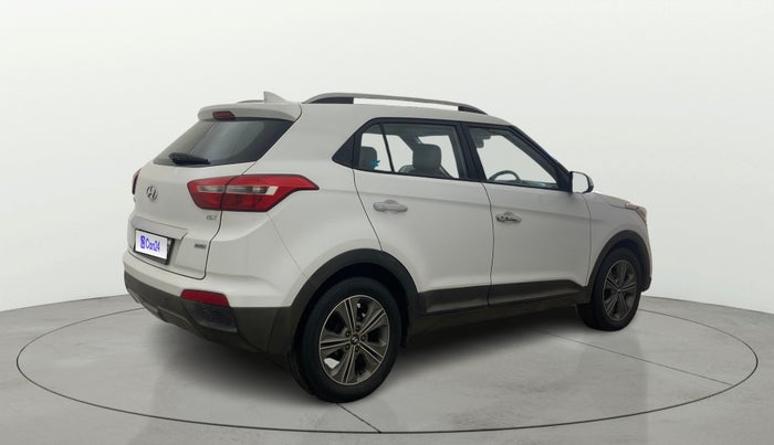 2017 Hyundai Creta SX PLUS AT 1.6 DIESEL, Diesel, Automatic, 1,27,708 km, Right Back Diagonal