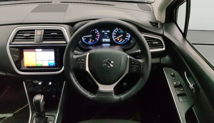 2021 Maruti S Cross ZETA AT 1.5, Petrol, Automatic, 56,835 km, Steering Wheel Close Up
