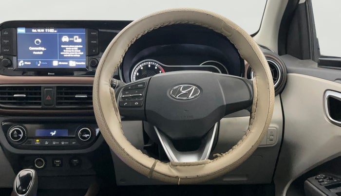 2021 Hyundai AURA SX PLUS 1.2 AMT, Petrol, Automatic, 20,257 km, Steering Wheel Close Up