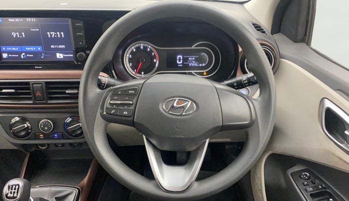 2020 Hyundai AURA SX 1.2, Petrol, Manual, 87,522 km, Steering Wheel Close Up