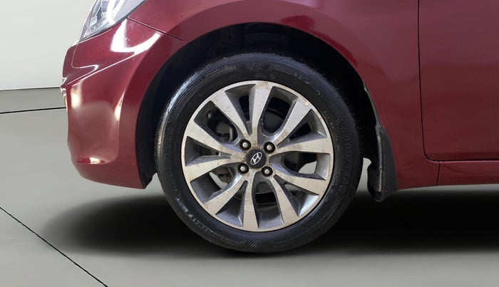 2014 Hyundai Verna FLUIDIC 1.6 VTVT SX OPT, Petrol, Manual, 28,621 km, Left Front Wheel