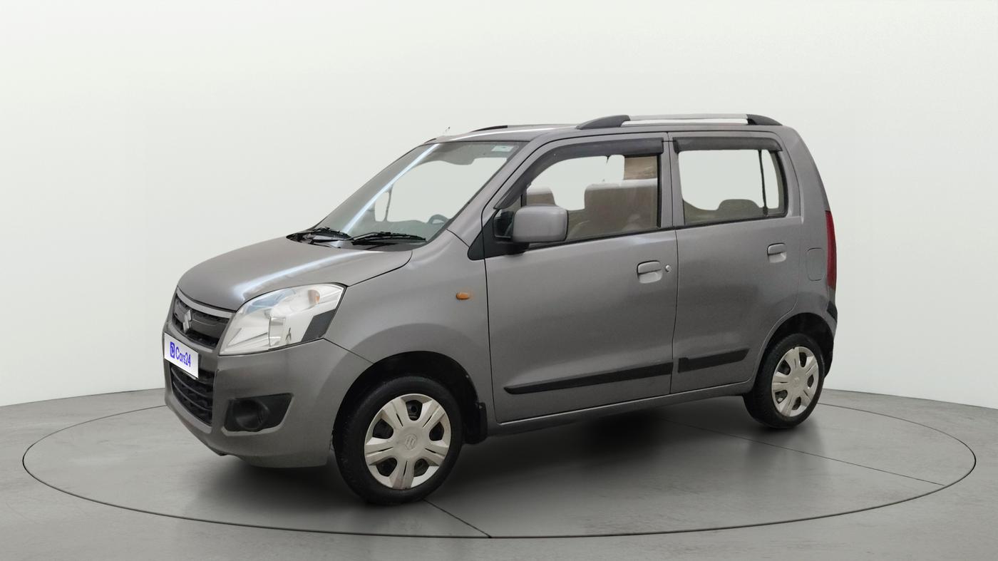 2014 Maruti Wagon R 1.0 VXI, Petrol, Manual, 54,230 km, Left Front Diagonal
