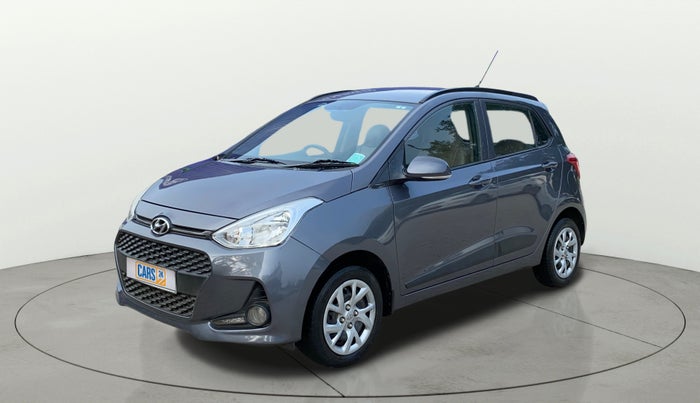 2017 Hyundai Grand i10 SPORTZ (O) 1.2 KAPPA VTVT, Petrol, Manual, 72,997 km, Left Front Diagonal