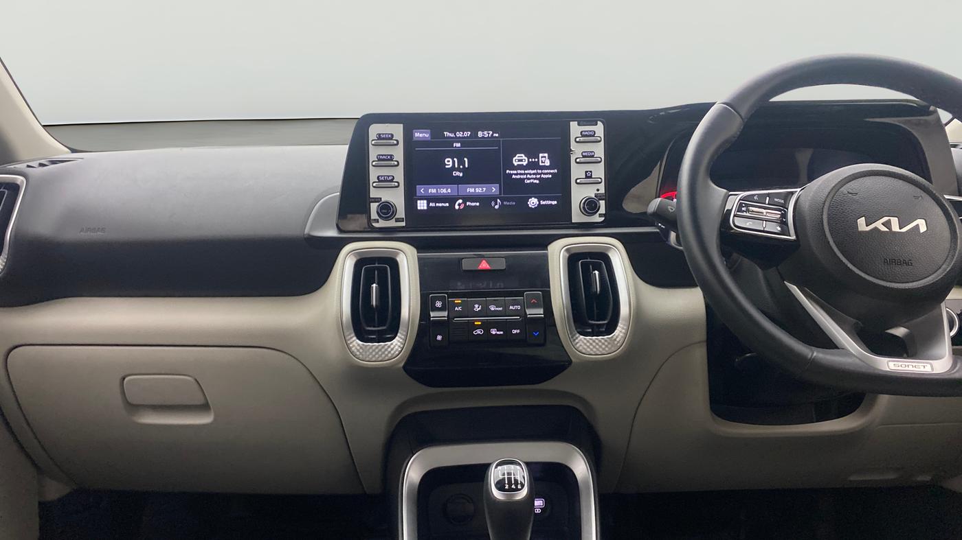 2022 KIA SONET HTX 1.0 IMT, Petrol, Manual, 29,762 km, Air Conditioner