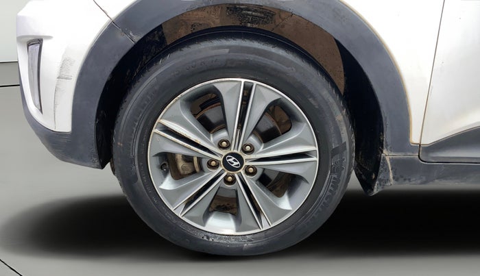 2017 Hyundai Creta SX PLUS AT 1.6 PETROL, Petrol, Automatic, 73,328 km, Left Front Wheel