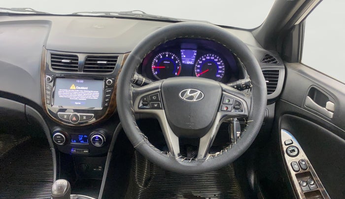 2016 Hyundai Verna 1.6 VTVT SX, Petrol, Manual, 1,13,295 km, Steering Wheel Close Up