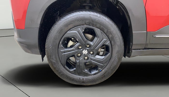 2023 Maruti BREZZA ZXI AT SMART HYBRID, Petrol, Automatic, 76,509 km, Left Front Wheel