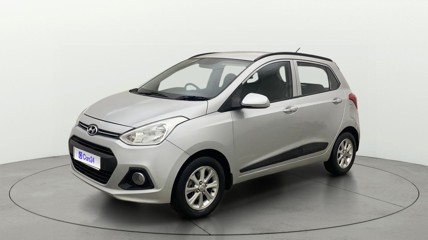 2014 Hyundai Grand i10 ASTA AT 1.2 KAPPA VTVT, Petrol, Automatic, 66,479 km, Left Front Diagonal