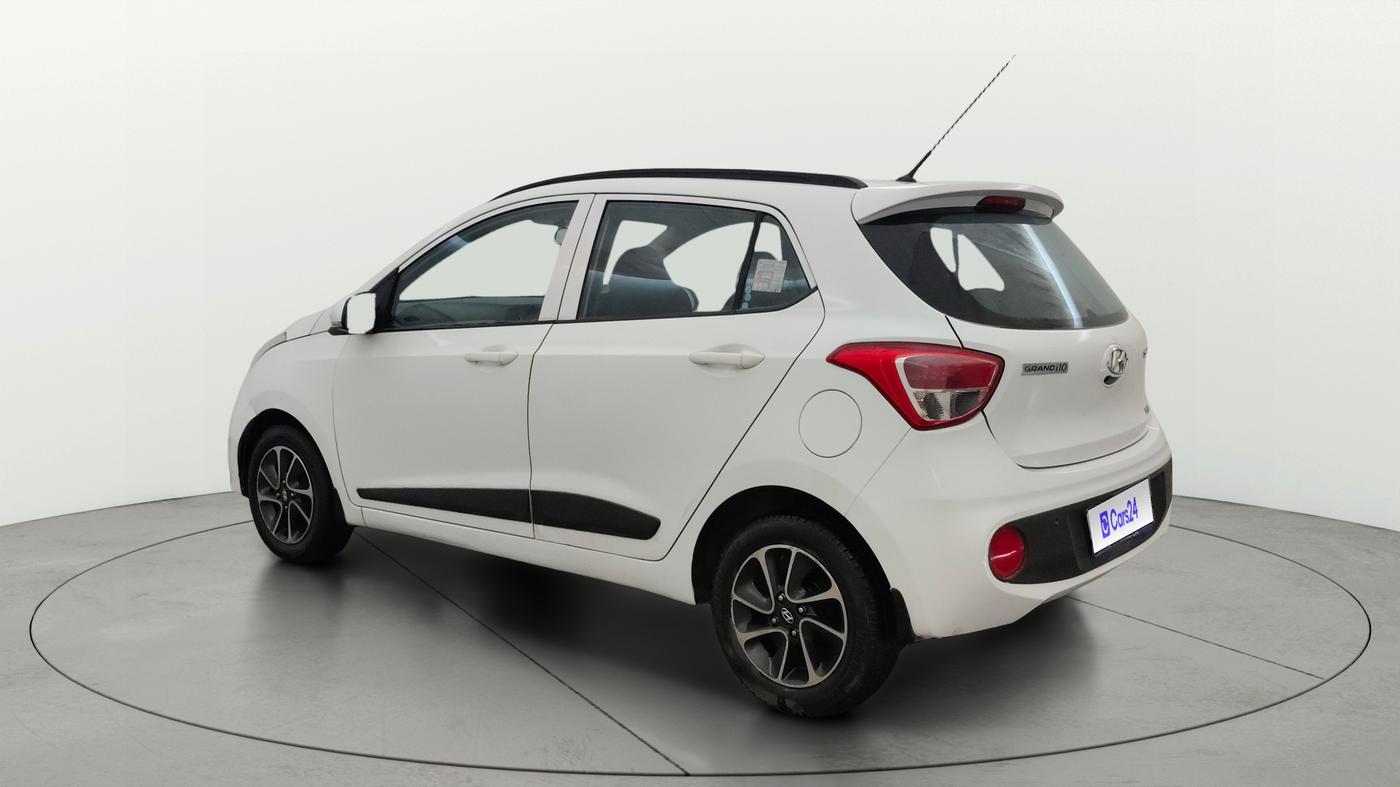 2019 Hyundai Grand i10 SPORTZ AT 1.2 KAPPA VTVT, Petrol, Automatic, 18,810 km, Left Back Diagonal