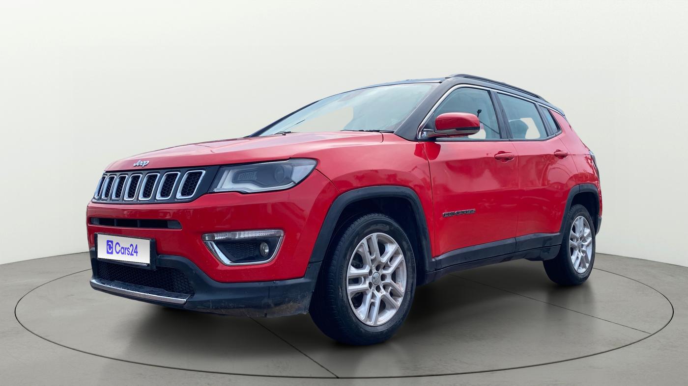 2017 Jeep Compass LIMITED (O) 2.0 DIESEL, Diesel, Manual, 1,36,828 km, Left Front Diagonal