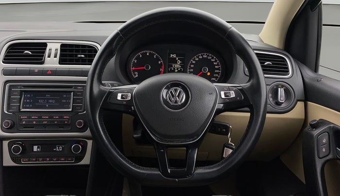 2014 Volkswagen Polo HIGHLINE1.2L, Petrol, Manual, 57,216 km, Steering Wheel Close Up